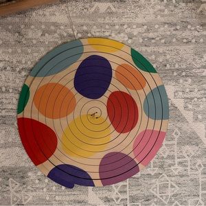 Lovevery 2 sided colorful contrast the mobile with crib arm